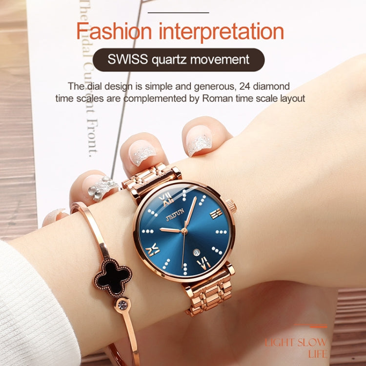 JIN SHI DUN 6533 Orologio donna al quarzo impermeabile