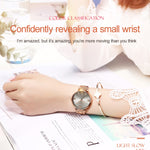 JIN SHI DUN 6533 Orologio donna al quarzo impermeabile