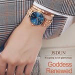 JIN SHI DUN 6533 Orologio donna al quarzo impermeabile