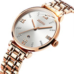 JIN SHI DUN 6533 Orologio donna al quarzo impermeabile