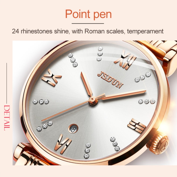 JIN SHI DUN 6533 Orologio donna al quarzo impermeabile