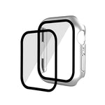 Custodia PC con vetro temperato per Apple Watch 41/45mm