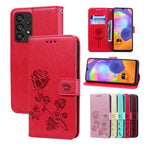 Custodia portafoglio in pelle rosa per Redmi Note 11S