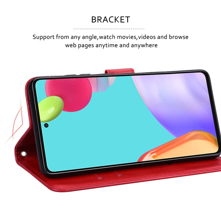 Custodia portafoglio in pelle rosa per Redmi Note 11S