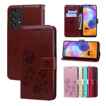 Custodia portafoglio in pelle rosa per Redmi Note 11S