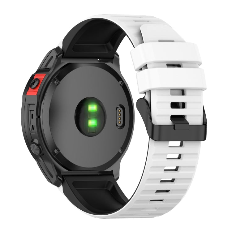 Cinturino in silicone bicolore 22mm e 26mm per Garmin Fenix 7