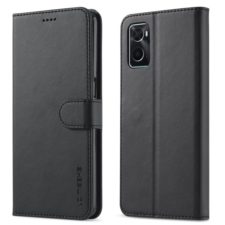 LC.IMEEKE Custodia per cellulare in pelle di vitello, For OPPO Realme 9i / A36 / A76