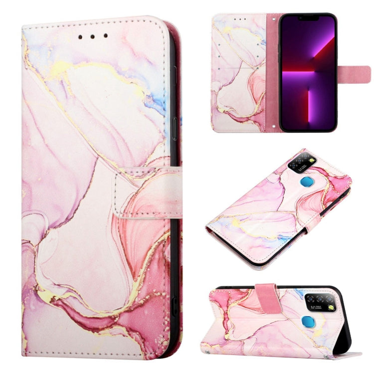 Cassa del telefono di cuoio di vibrazione del modello di marmo PT003, For Infinix Hot 10 Lite / Smart 5 X657, For Infinix Hot 10 Play, For Infinix Hot 10 X682, For Infinix Hot 10i