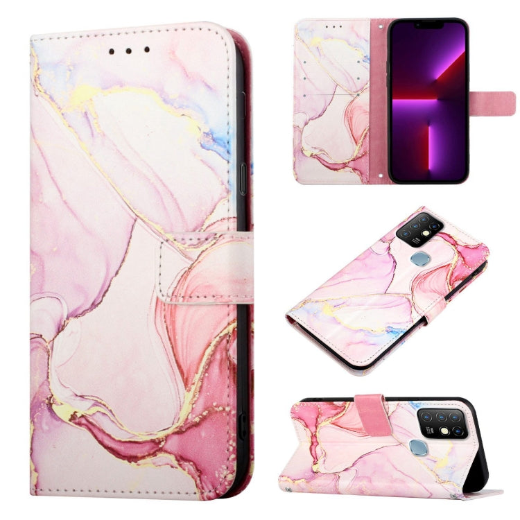 Cassa del telefono di cuoio di vibrazione del modello di marmo PT003, For Infinix Hot 10 Lite / Smart 5 X657, For Infinix Hot 10 Play, For Infinix Hot 10 X682, For Infinix Hot 10i