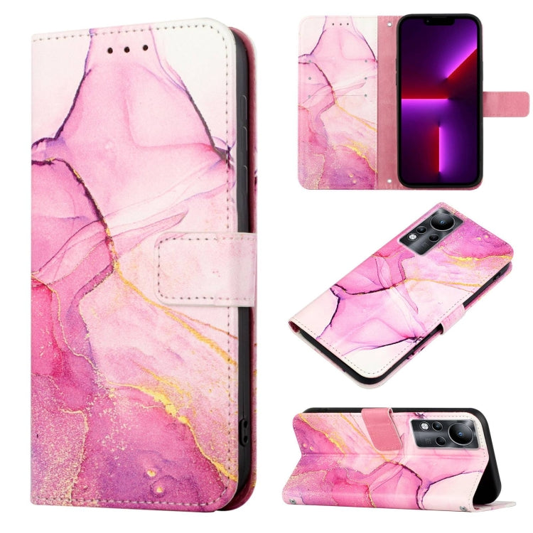 Cassa del telefono di cuoio di vibrazione del modello di marmo PT003, For Infinix Zero X / Zero X Pro