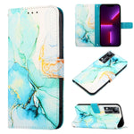 Cassa del telefono di cuoio di vibrazione del modello di marmo PT003, For Infinix Zero X / Zero X Pro