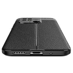Custodia per telefono antiurto in TPU con texture Litchi, For Xiaomi Redmi 10C