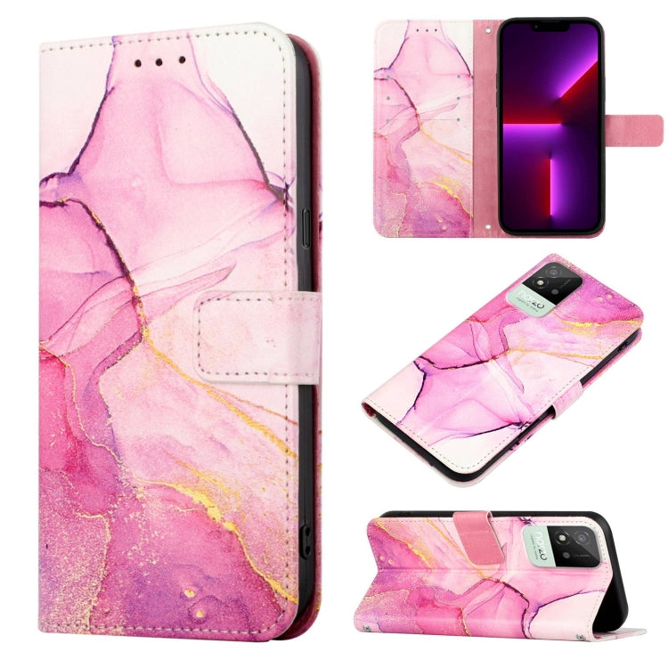 Cassa del telefono di cuoio di vibrazione del modello di marmo PT003, For Realme Narzo 50i, For Realme 8 5G / V13 5G / Narzo 30 5G, For OPPO Reno6 Pro+ 5G, For OPPO Reno6 5G