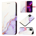 Cassa del telefono di cuoio di vibrazione del modello di marmo PT003, For Realme Narzo 50i, For Realme 8 5G / V13 5G / Narzo 30 5G, For OPPO Reno6 Pro+ 5G, For OPPO Reno6 5G