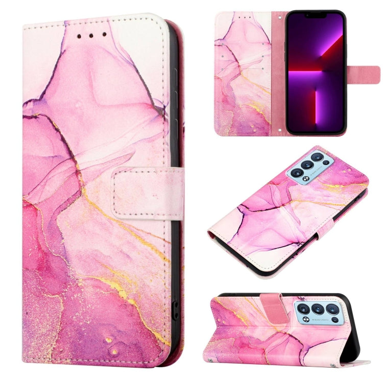 Cassa del telefono di cuoio di vibrazione del modello di marmo PT003, For Realme Narzo 50i, For Realme 8 5G / V13 5G / Narzo 30 5G, For OPPO Reno6 Pro+ 5G, For OPPO Reno6 5G