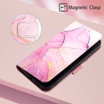 Cassa del telefono di cuoio di vibrazione del modello di marmo PT003, For OPPO Reno6 Pro 5G