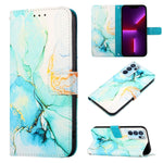 Cassa del telefono di cuoio di vibrazione del modello di marmo PT003, For OPPO Reno6 Pro 5G