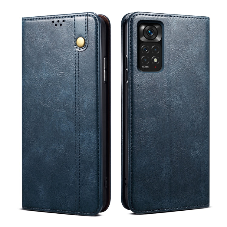 Custodia portafoglio in pelle con slot carte per Xiaomi Poco X4 P