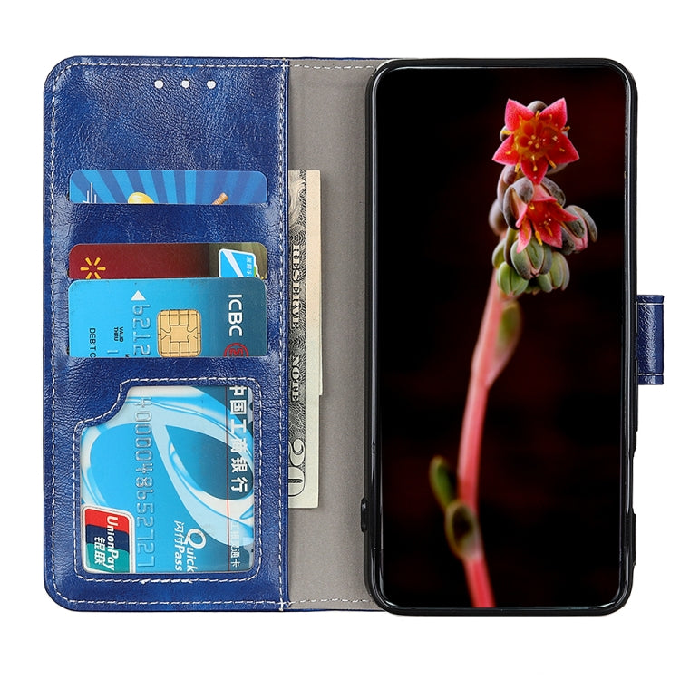 Custodia per cellulare in pelle a vibrazione orizzontale con struttura retrò Crazy Horse, For Xiaomi Poco M4 Pro 4G