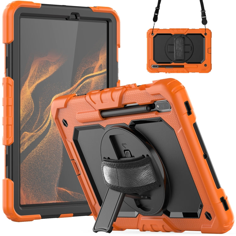 Custodia in silicone con tracolla per Samsung Galaxy Tab S8