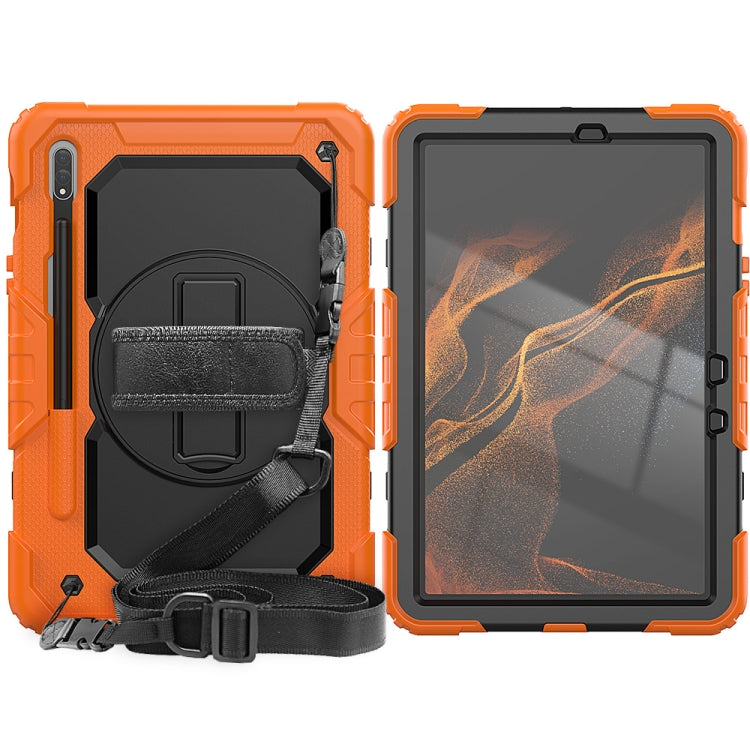 Custodia in silicone con tracolla per Samsung Galaxy Tab S8