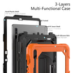 Custodia in silicone con tracolla per Samsung Galaxy Tab S8