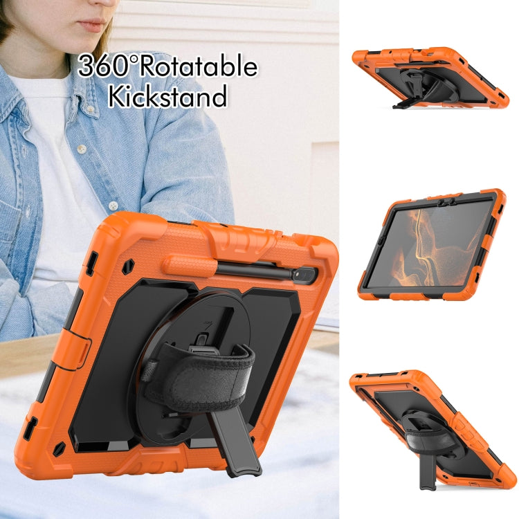 Custodia in silicone con tracolla per Samsung Galaxy Tab S8