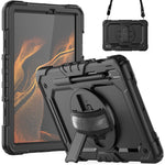 Custodia in silicone con tracolla per Samsung Galaxy Tab S8