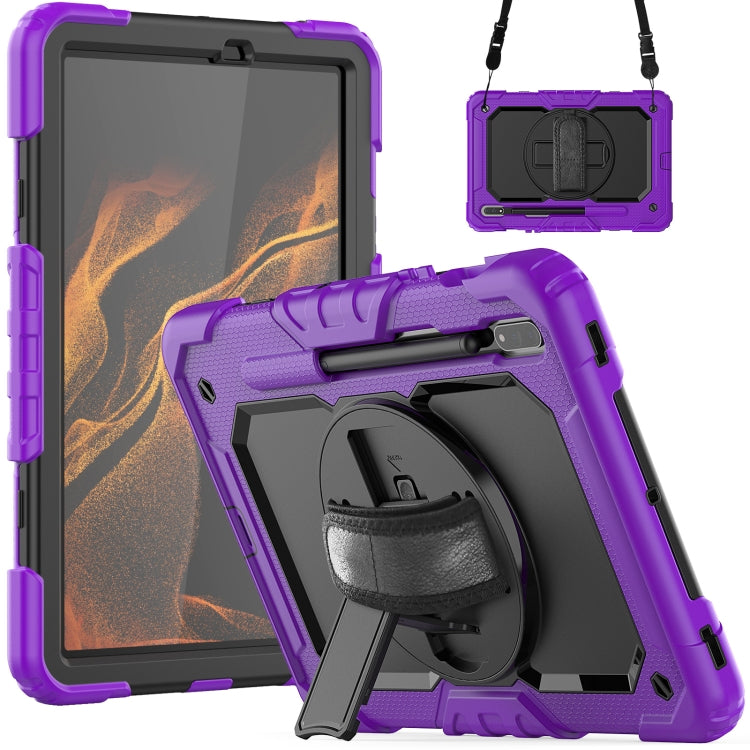 Custodia in silicone con tracolla per Samsung Galaxy Tab S8
