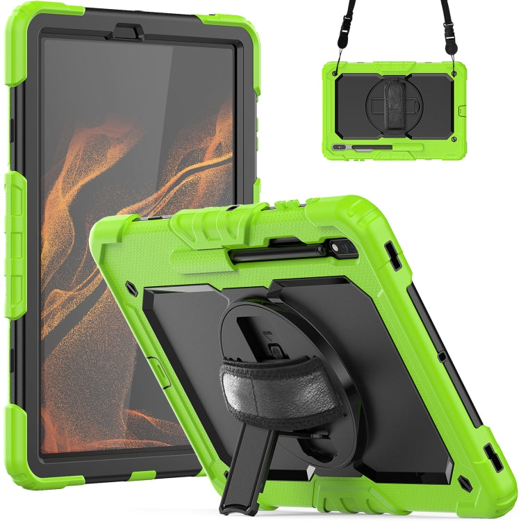 Custodia in silicone con tracolla per Samsung Galaxy Tab S8