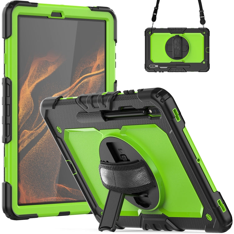 Custodia in silicone con tracolla per Samsung Galaxy Tab S8