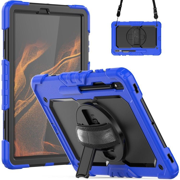 Custodia in silicone con tracolla per Samsung Galaxy Tab S8