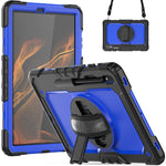 Custodia in silicone con tracolla per Samsung Galaxy Tab S8
