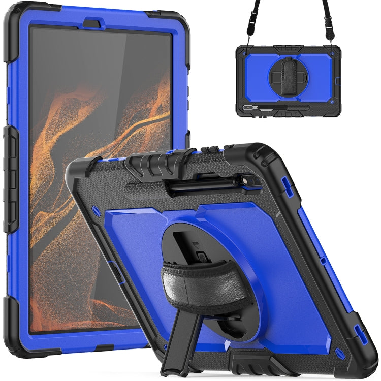Custodia in silicone con tracolla per Samsung Galaxy Tab S8