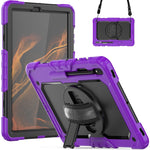 Custodia in silicone con tracolla per Samsung Galaxy Tab S8