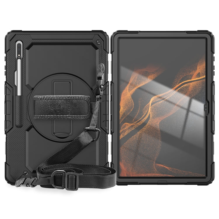 Custodia in silicone con tracolla per Samsung Galaxy Tab Ultra