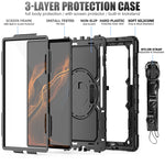 Custodia in silicone con tracolla per Samsung Galaxy Tab Ultra