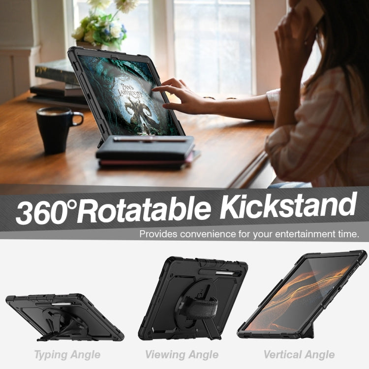 Custodia in silicone con tracolla per Samsung Galaxy Tab Ultra