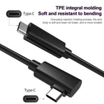 Cavo USB 3.2 Gen1 Type-C a gomito per Oculus Quest 1/2 3m 4m