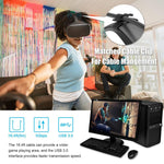 Cavo USB 3.2 Gen1 Type-C a gomito per Oculus Quest 5m