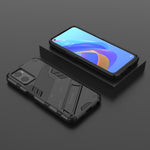 Punk Armor PC + Custodia per telefono in TPU con supporto, For OPPO A36 4G (China) / Realme 9i