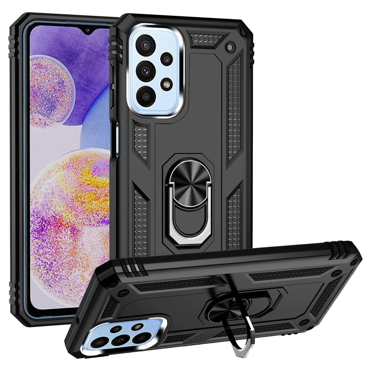Custodia antiurto TPU PC con supporto per Samsung Galaxy A23