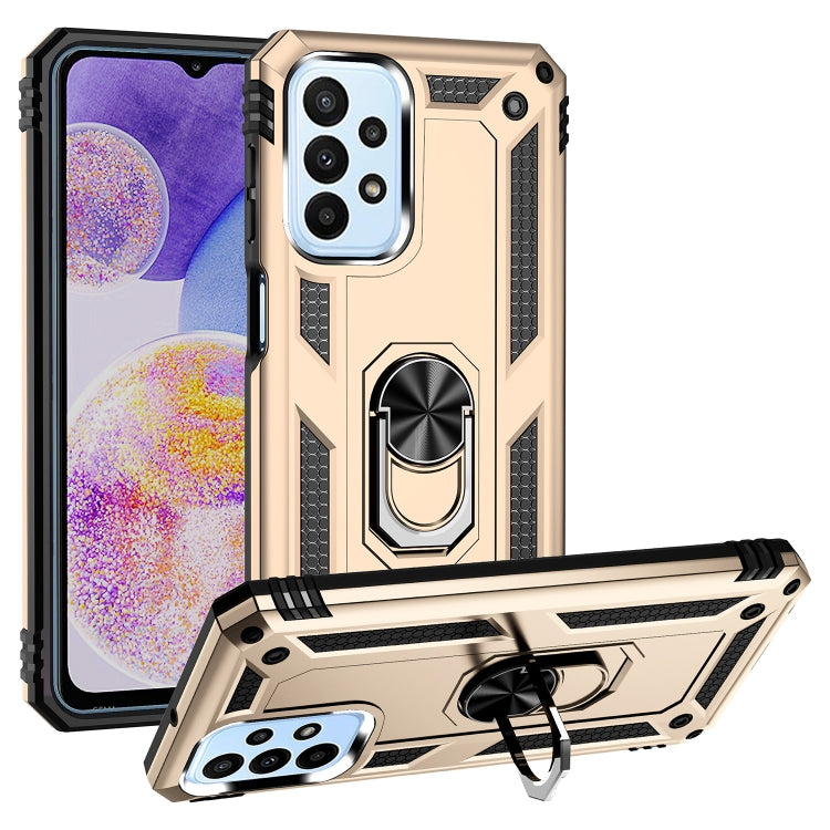 Custodia antiurto TPU PC con supporto per Samsung Galaxy A23