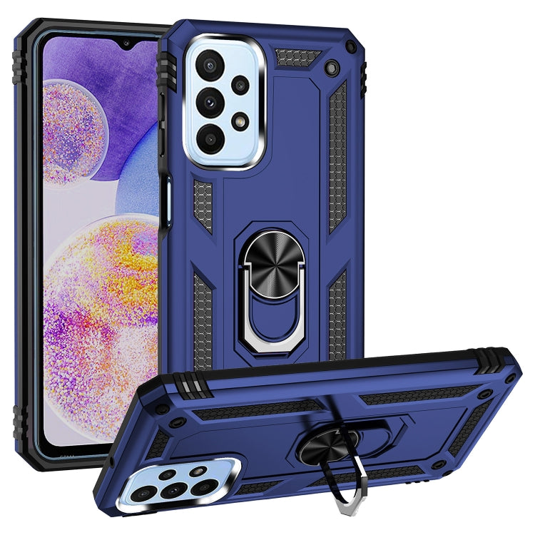 Custodia antiurto TPU PC con supporto per Samsung Galaxy A23