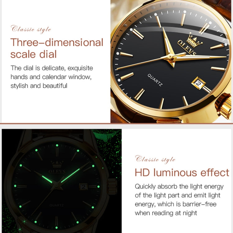 OLEVS 6898 Orologio al quarzo impermeabile donna