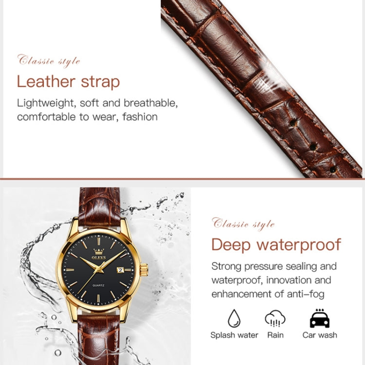 OLEVS 6898 Orologio al quarzo impermeabile donna