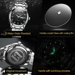 OLEVS 8691 Orologio al quarzo impermeabile da uomo