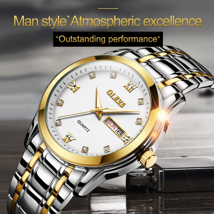 OLEVS 8691 Orologio al quarzo impermeabile da uomo