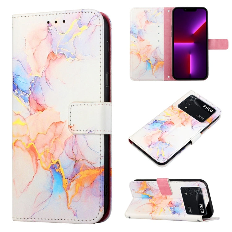 Custodia portafoglio in PU e TPU per Xiaomi Poco M4 Pro