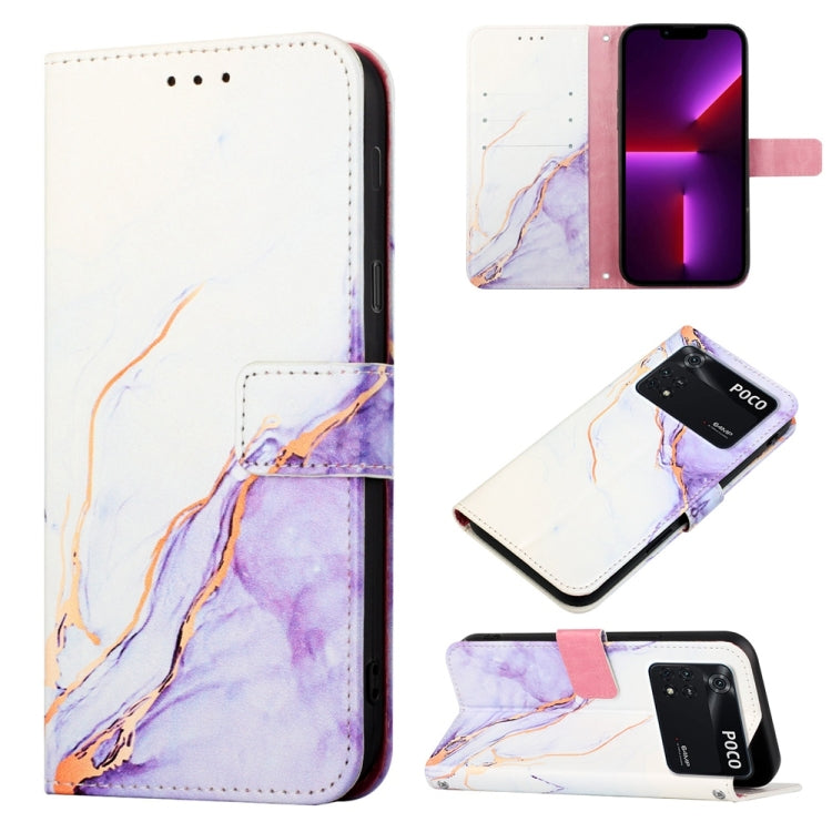 Custodia portafoglio in PU e TPU per Xiaomi Poco M4 Pro